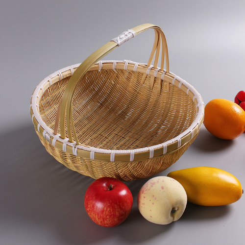 竹の実皿*果物かごの小竹編み* 丸いちりとり*菓子かご小竹かご茶