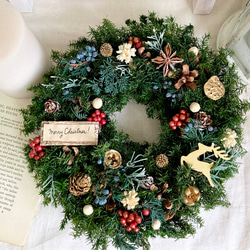 森のクリスマスリース リース Coco fleur 通販 8234666｜Creema(クリーマ)