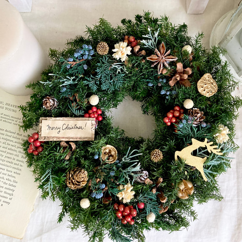 クリスマスリース☆トナカイ クリスマスリース トナカイ(トナカイ