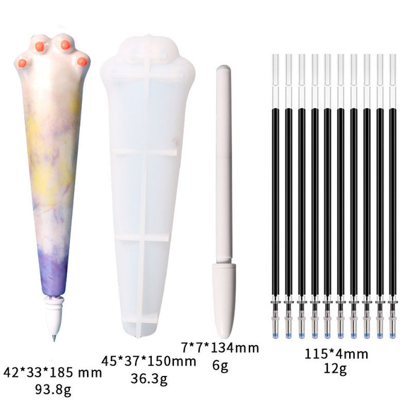 A4011-A  1套  シリコンモールド レジンモールド ペン  （1セット） 10枚目の画像