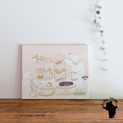 ファブリックパネル 北欧 インテリア アートパネル イラスト パネル