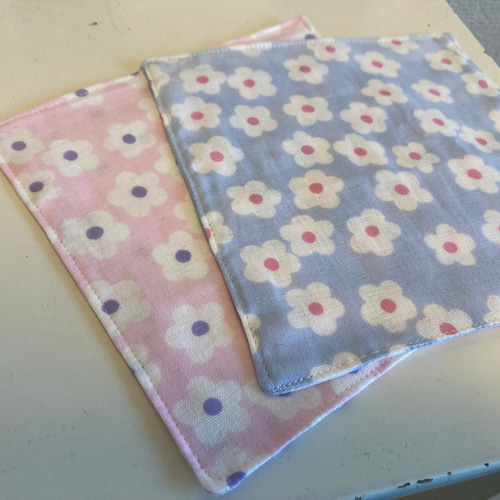 受注製作※送料無料】ハンドメイド ガーゼハンカチ 16×16 花柄 ベビー  