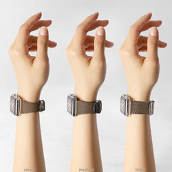 お好きな形 色を選べる 時計　本革　 Watch Band 005 (apple watch)　#mm00000095 12枚目の画像