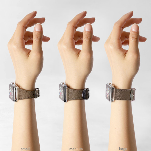 お好きな形 色を選べる 時計　本革　 Watch Band 005 (apple watch)　#mm00000095 12枚目の画像