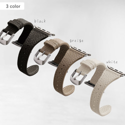 お好きな形 色を選べる 時計　本革　 Watch Band 005 (apple watch)　#mm00000095 7枚目の画像