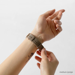 お好きな形 色を選べる 時計　本革　 Watch Band 005 (apple watch)　#mm00000095 14枚目の画像