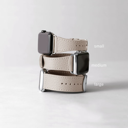 お好きな形 色を選べる 時計　本革　 Watch Band 005 (apple watch)　#mm00000095 3枚目の画像