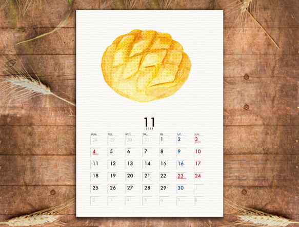 麵包日曆 2024 [A5尺寸] 4月開始 第11張的照片