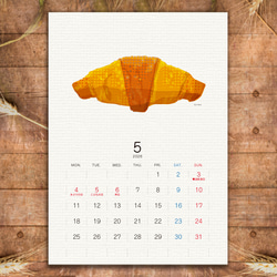 パンカレンダー2026【A5サイズ】 5枚目の画像