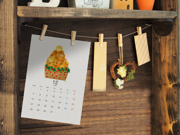 パンカレンダー2026【A5サイズ】 16枚目の画像