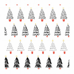 【送料無料】A3・A4ポスター クリスマスツリー【モミの木がいっぱい】インテリア/サンタ ジャパンディ モデルルーム 2枚目の画像
