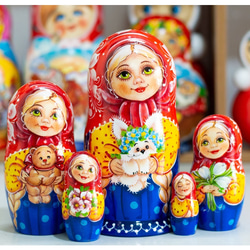ロシア人形セット 2枚目の画像