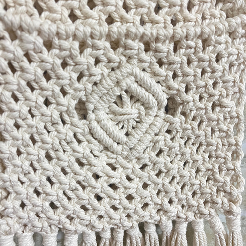 NO.393『マクラメ編み・ウォールポケット』 NO.393『マクラメ編み・ウォールポケット』