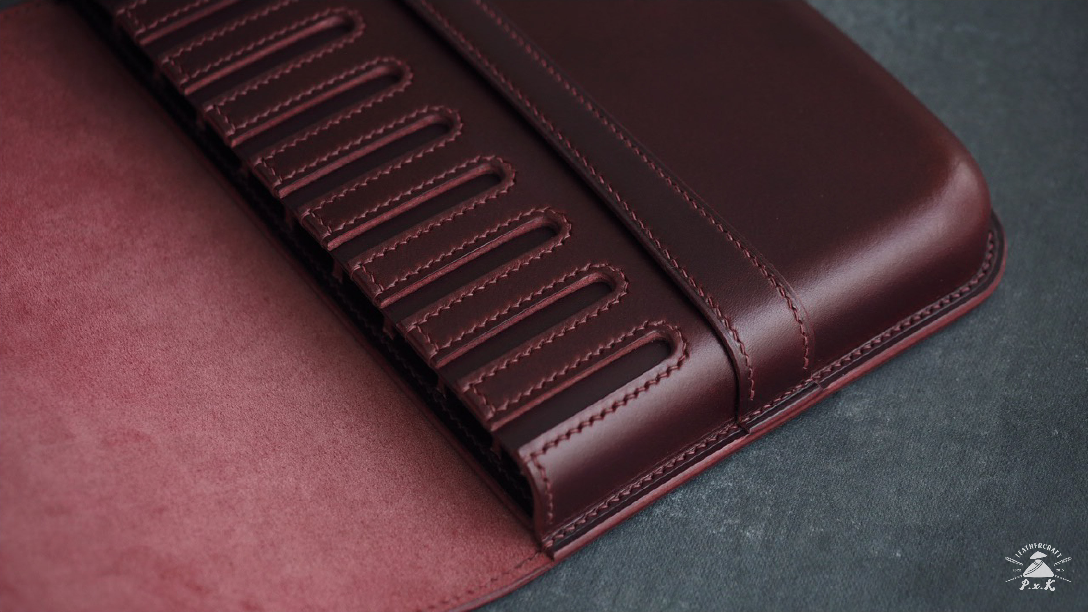 10本挿し万年筆ケース 名入れ可 カラーが選べる カスタムエングレーブドギフト