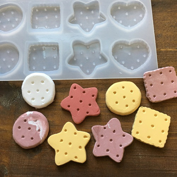 クッキー型シリコンモールド・かわいいフェイクスィーツモールド