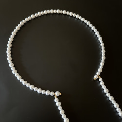 Pearl choker necklace style2 1枚目の画像