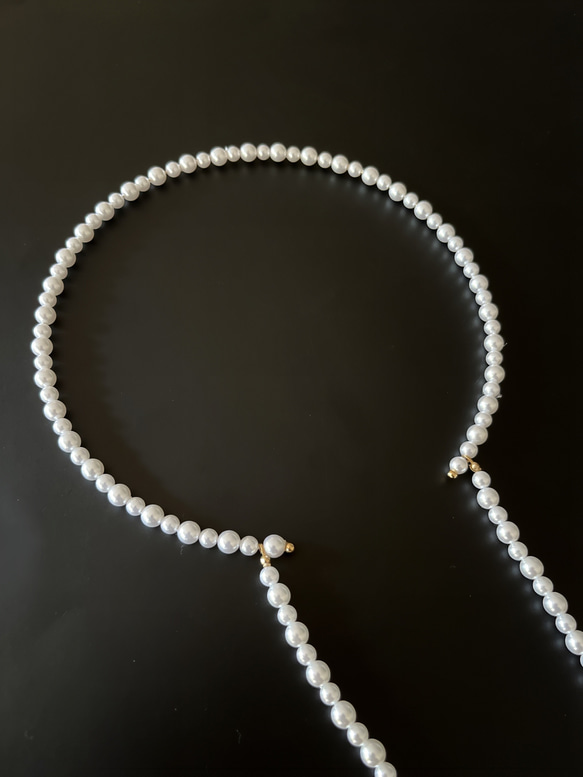 Pearl choker necklace style2 1枚目の画像