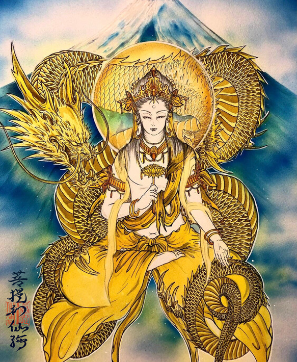 神様お描きします イラスト JiNTAi/アート工房 通販 14705102｜Creema