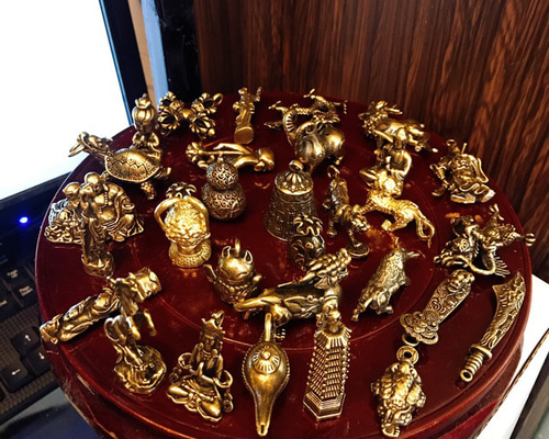 ミニ風水ブロンズ像 その他素材 Tsuda Makoto 通販 14706088｜Creema