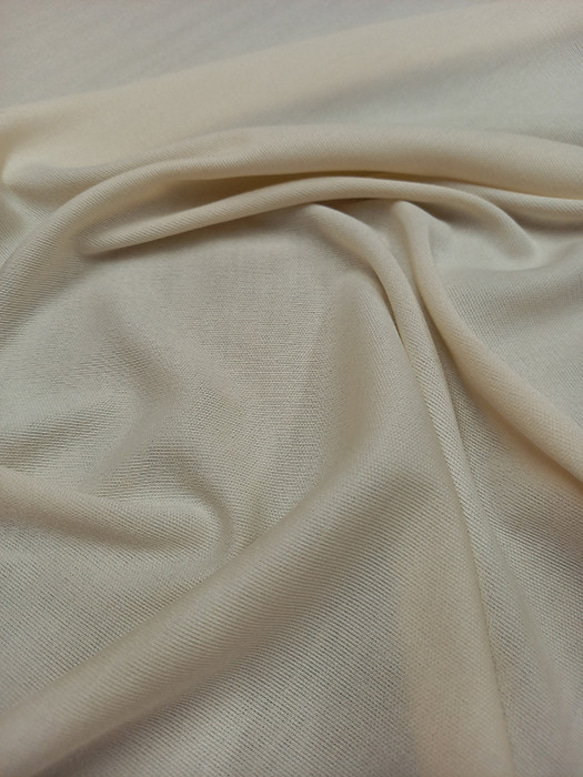 シルク生地　絹紡スムース/白（生成）155ｇ/㎡　幅107cm×1.3ｍ　/C213 4枚目の画像
