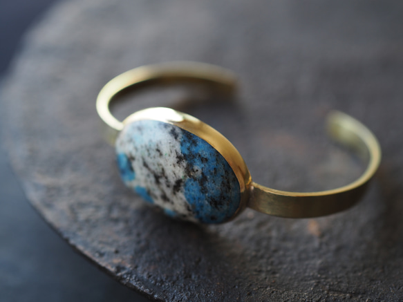 k2 stone brass bangle (ruu) 8枚目の画像