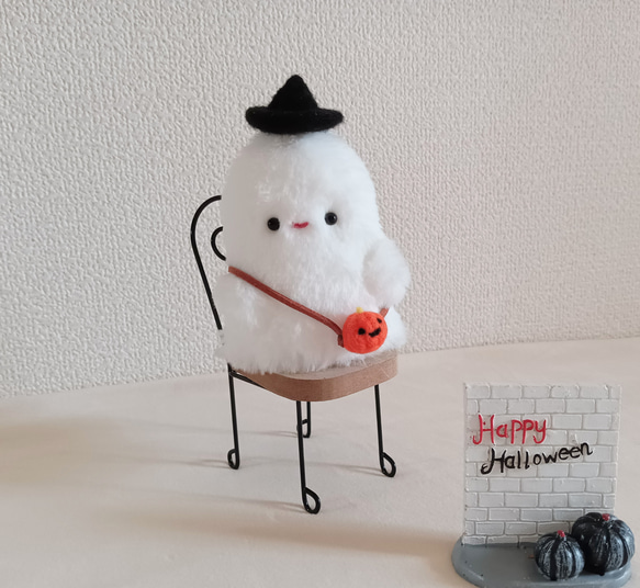 受注制作 全然こわくないオバケのぷーちゃん ぬいぐるみ