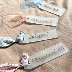 【まみや】席札　リボン　タグ風 楽天市場】席札 Relaxy -リラクシィ- 席札 1シート4名様用(結婚
