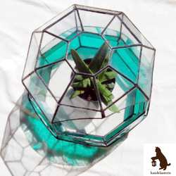 ステンドグラス （ドームテラリウム）送料無料 プランター 3枚目の画像