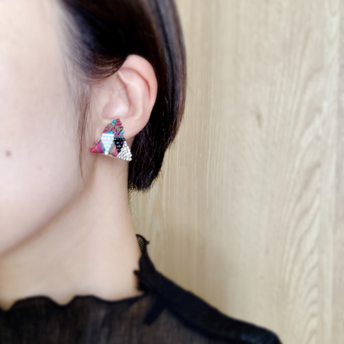 特集掲載】peacock（孔雀）gradationシリーズ（ピアス/イヤリング 