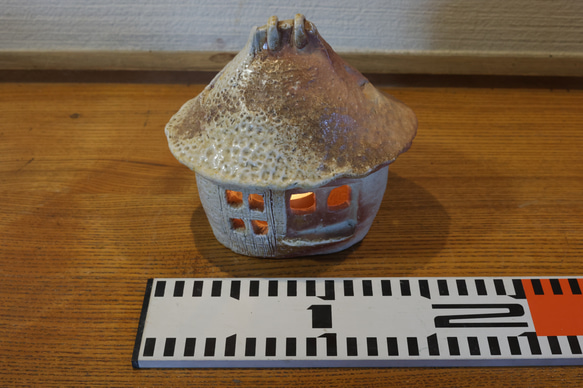 ふくろう工房　陶器の香炉/キャンドル 6枚目の画像