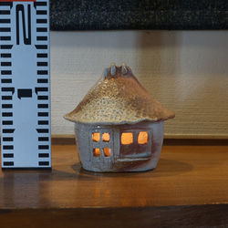 ふくろう工房　陶器の香炉/キャンドル 5枚目の画像