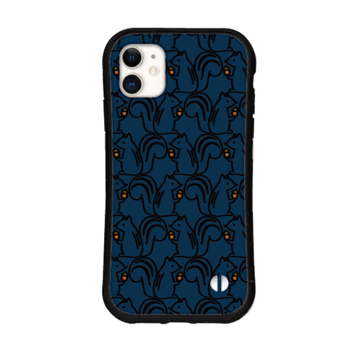 リス スマホケース iPhone16 15 14 13 pro se iface型 グリップ カバー