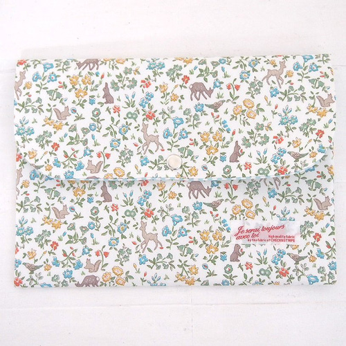 リバティ ラミネート ポケット付移動ポケット〈メドウテイルズ