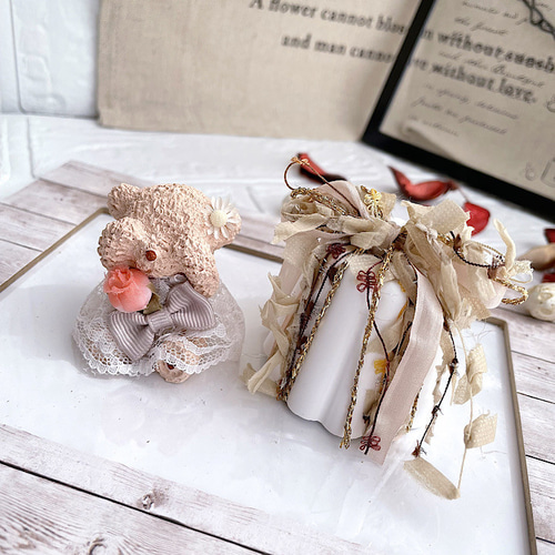 淡色ハロウィン＊カヌレセットのアロマストーン ディフューザー