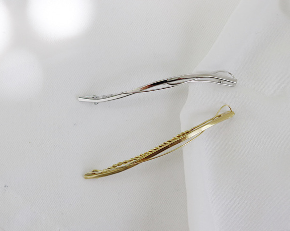 nuance hair pin S : silver 2枚目の画像