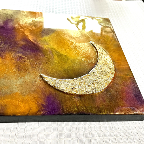 レジンアート・現代アート・抽象画・アートパネル【Resin-033