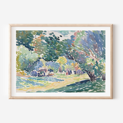 アンリ・エドモン・クロス、ポスター、風景画、風景 1904、印象派