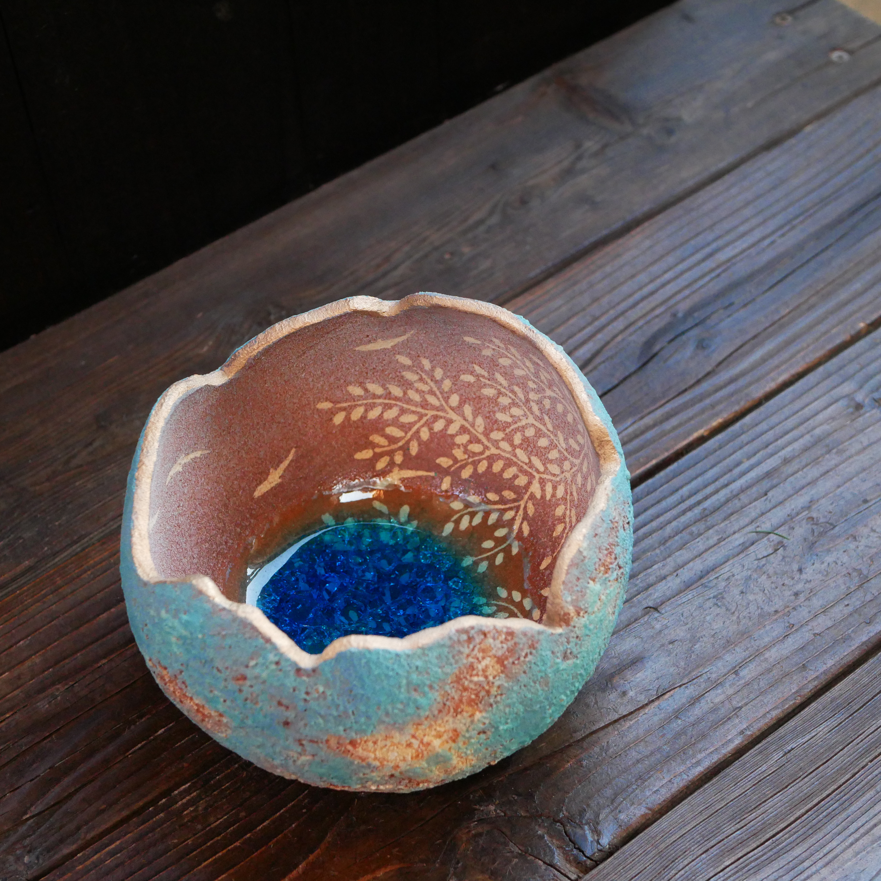 大きな空色の森の殻　no.2