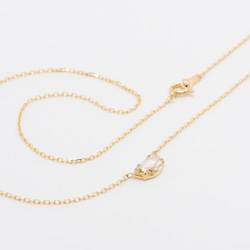 L'EAU Half Moon Diamond Necklace 5枚目の画像