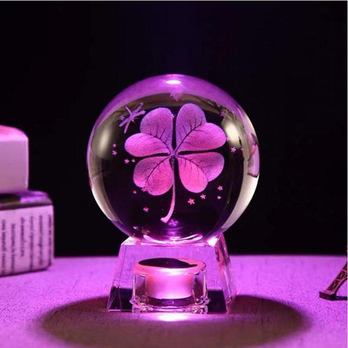 四つ葉のクローバークリスタル、きらめく幸運 その他雑貨 Chiba Eiko