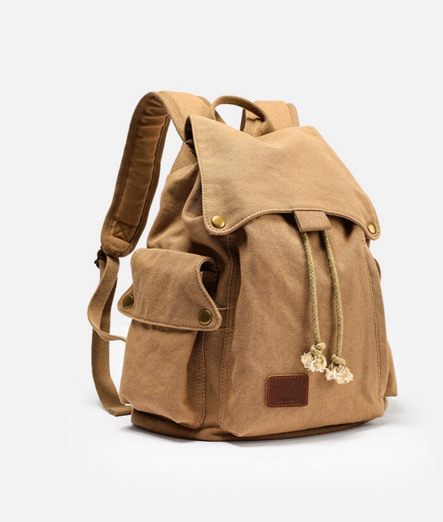 オリジナルREADY MADE キャンバス スウェード　グリーン リュックサック