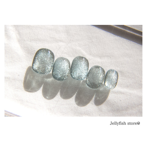 Blue gray ネイルチップ 71Pf1a8WzvL._AC_SY200_QL15_.jpg
