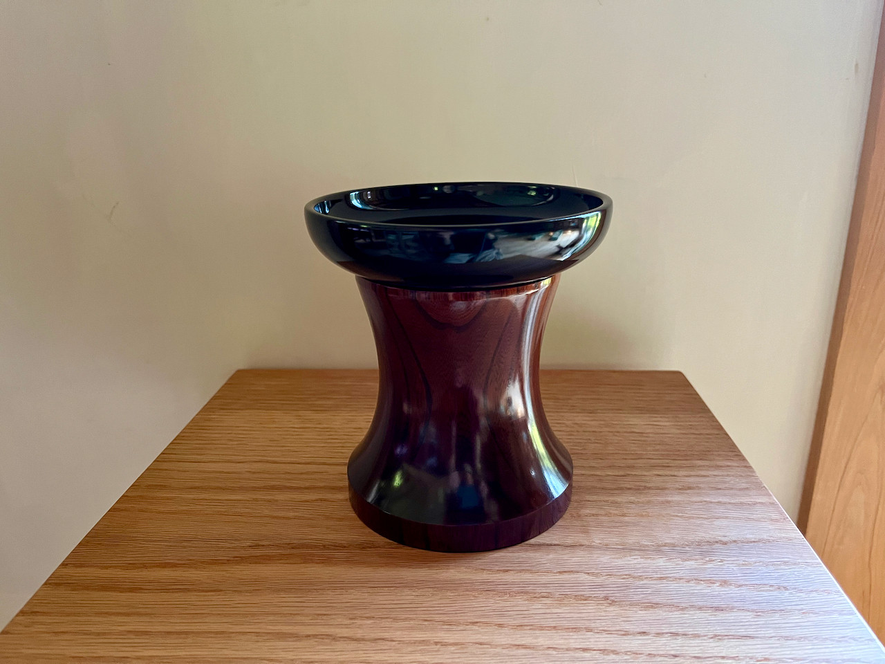 猫の漆のフードボウル（けやき＆トチ）