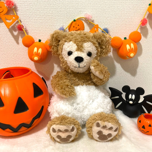 【激安アウトレット!】 ssダッフィー♡ハロウィン男爵マントセット♡ めーめ ぬいぐるみ ストラップ