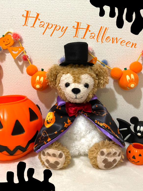 ディズニーシー　ダッフィーのハロウィンぬいバ３点セット