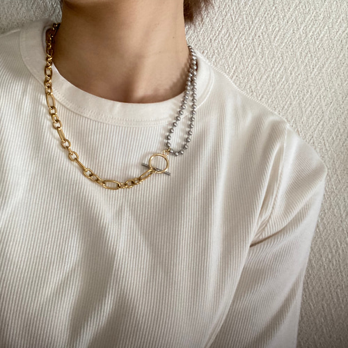 大人気♡ー3waymixチェーンネックレスー サージカルステンレス
