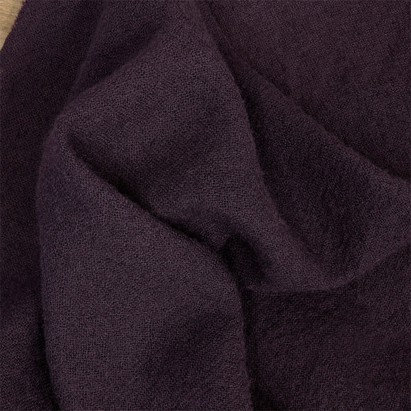 [以10cm為單位出售] Bishu製造！質感溫柔蓬鬆色織2/48毛紗面料平水洗加工SM-76021 第9張的照片