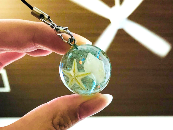 ビー玉ストラップ キーホルダー ayapanzee 通販 14711990｜Creema