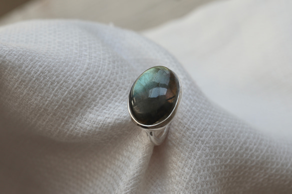 [アゲハ蝶のlabradorite]ring 7枚目の画像