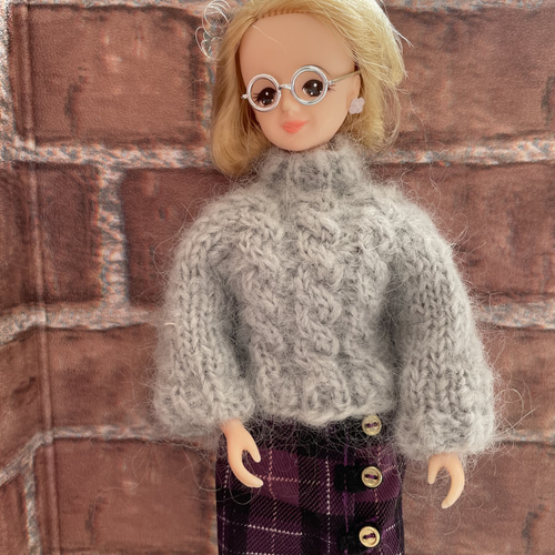 003 リカちゃん おばあちゃん ママ ハンドメイド 服 ニット 003 リカちゃん おばあちゃん ママ ハンドメイド 服 ニット